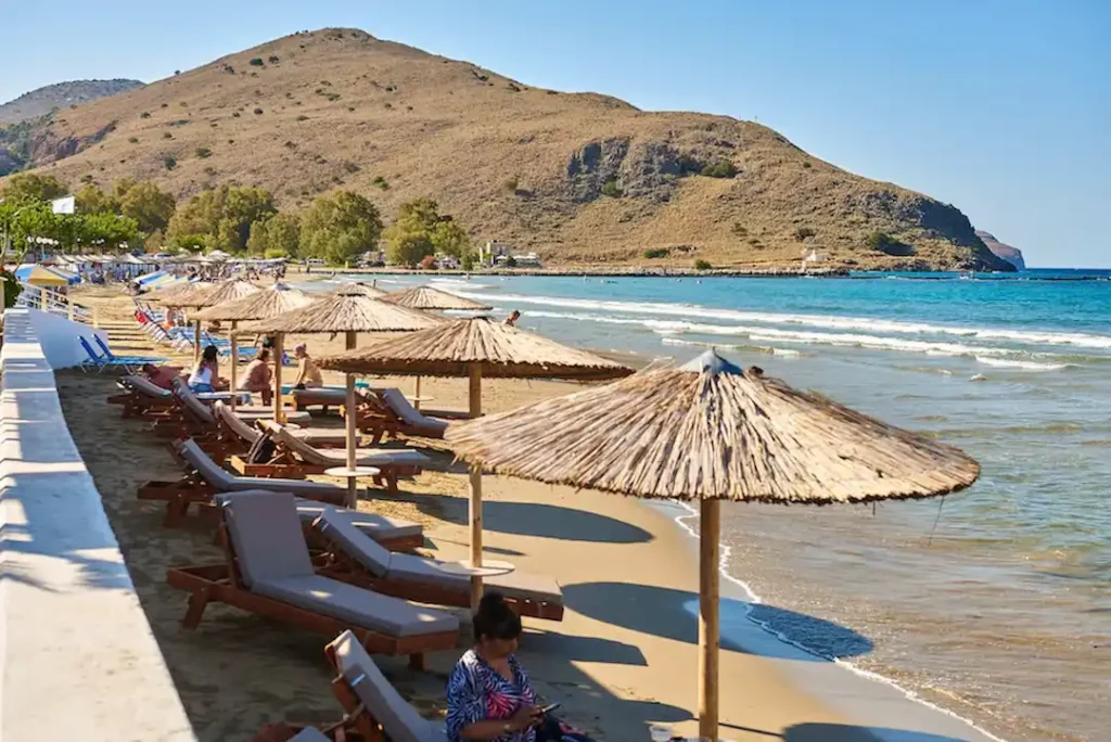 Lake View Suites overlooking Lake Kournas